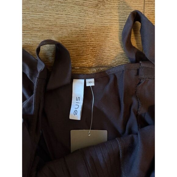 Anthropologie Sine Womens Brown Sleeveless Jumpsuit One Piece Size 10 NWT - Picture 3 of 3